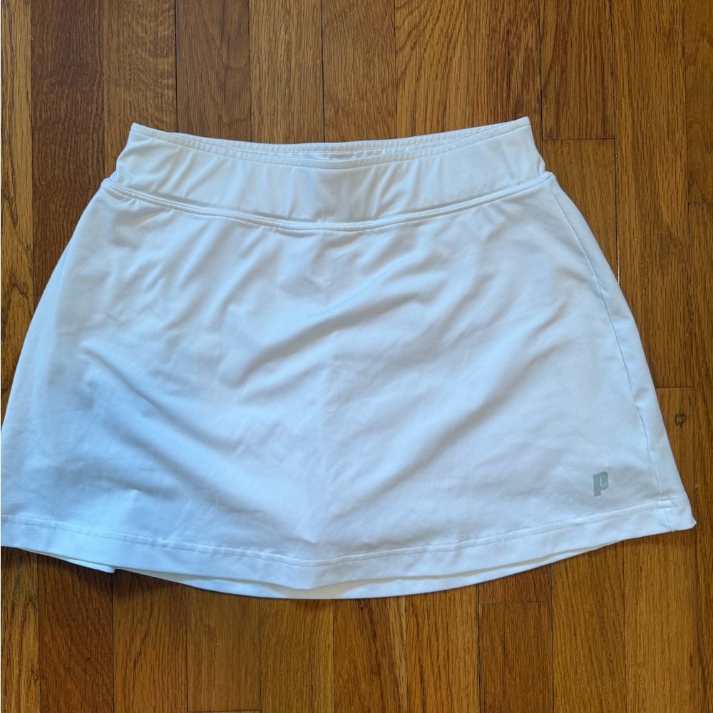 White Prince Size Small Tennis Skirt